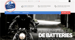 Desktop Screenshot of batteriesmoto.fr